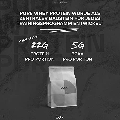 Bulk Pure Whey Protein, Eiweißpulver, Vanille, 500 g, Variierende Verpackung