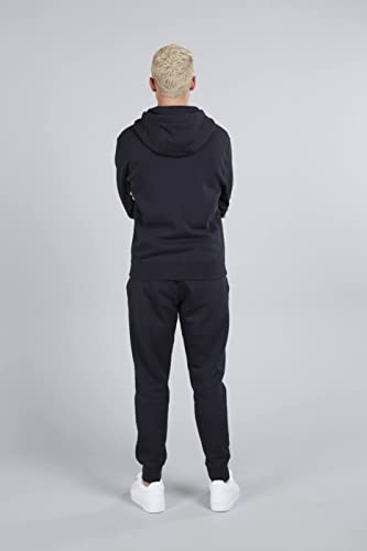 Nike Herren Hoodie, RV, Sportswear Club Fleece, Schwarz/Weiß, XL, BV2645-010