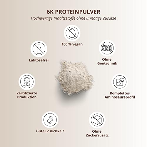 Protein Pulver 1kg - 85% Eiweiß - DE - zuckerfrei - fettfrei - Nutri-Plus ohne Süßstoff & Laktose - ideal zum Backen - 1000g Natural