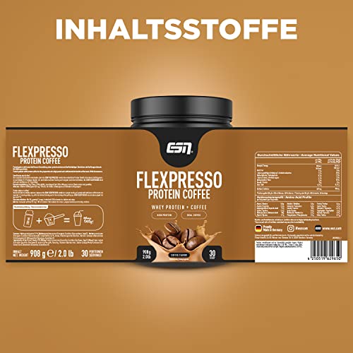 ESN Flexpresso Protein Coffee, 908g, Kaffee-Proteinpulver