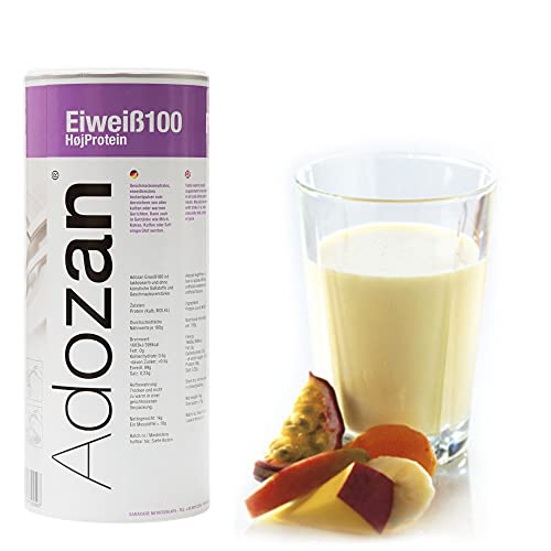Adozan Eiweiß100: Protein Pulver | geschmacksneutral | 99% Proteinpulver | für Speisen & Getränke | Ideal zum Backen & Proteinshakes | Premium Qualität aus Dänemark | 1000g