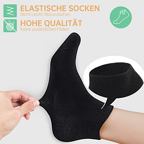 FALARY Socken H/D, 12 Pr., Baumwolle, Schwarz, 43-46