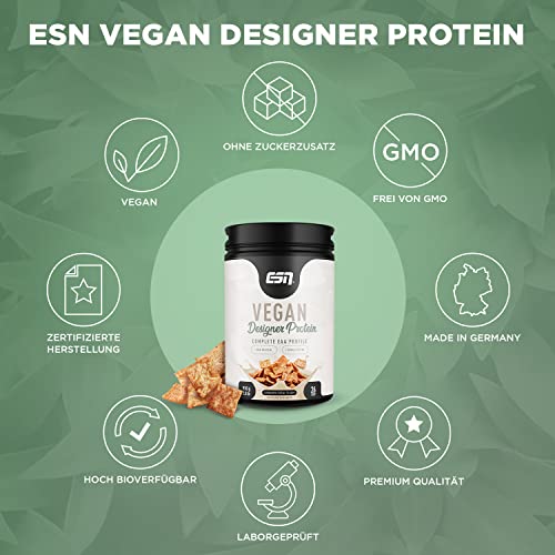 ESN Vegan Protein, Cinnamon Cereal, 910g, Veganes Pulver