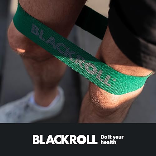 BLACKROLL® Loop Band Set (6er), Fitnessband Set für Training, hautfreundliche Bänder, 6 Stärken, flexible Widerstandsbänder für Zuhause, Büro oder Park, Made in Germany.