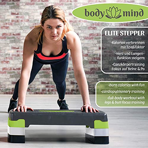 'Body & Mind® Aerobic Steppbrett Elite + Matte & Trainings-E-Book'