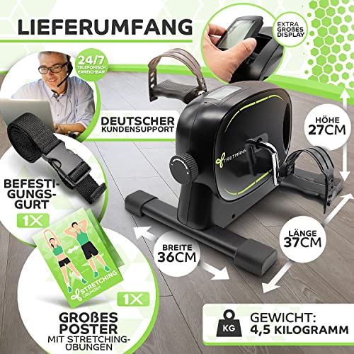Tretmann Pedaltrainer Set - standfest & leise - DEKRA geprüft - Beintrainer für Senioren