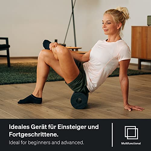 BLACKROLL® STANDARD Faszienrolle (30 x 15 cm), Fitness-Rolle zur Selbstmassage, mittlere Härte, Made in Germany, Rainbow