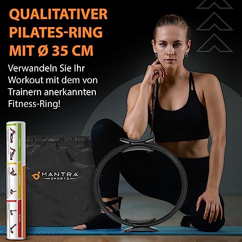 MANTRA SPORTS Pilates Ring, Beckenboden Trainer, Fitness Ring für Damen, Thigh Trainer für Zuhause