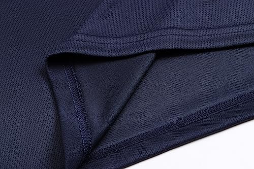 'ZENGVEE 3er Pack Sport T-Shirts, Herren, Kurzarm, atmungsaktiv (520-Black Gray Navy-3XL)'