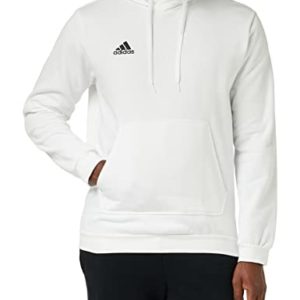 Adidas Herren ENT22 Hoody Kapuzenpullover, Weiß Schwarz, L