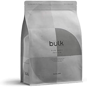 Bulk Pure Whey Protein Pulver, Eiweißpulver, Geschmacksneutral, 1 kg, Verpackung Kann Variieren