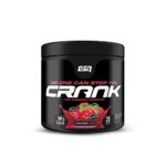 ESN Crank Fresh Berry Juice – 380 g – 20 Portionen – kompletter Pre Workout Booster – Sport, Fitness, Bodybuilding – Vegan – Hergestellt in Deutschland