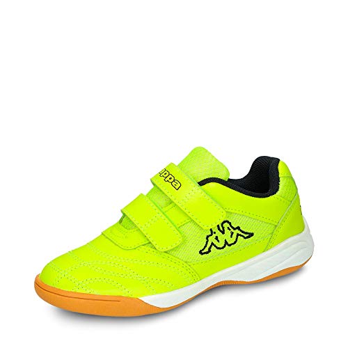 Kappa Unisex Kickoff Sneaker, 4011 Yellow Black, 39 EU