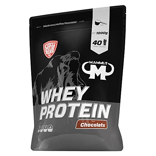 Mammut Nutrition Whey Protein, Chocolate, Molke, Eiweiß, Protein Shake, 1kg (1er Pack)