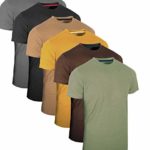 FULL TIME SPORTS® FTS-634 6 Pack Vintage Assorted Round Neck Tech T-Shirts (13), Large