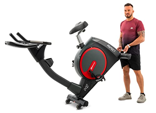 Hop-Sport Heimtrainer Fahrrad HS-300H inkl. Matte & Brustgurt - Ergometer, 20 kg & 160 kg