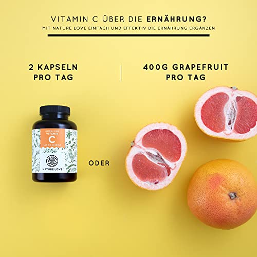 Vitamin C aus Bio Acerola Extrakt - 180 Kapseln - vegan, geprüft, in Deutschland.