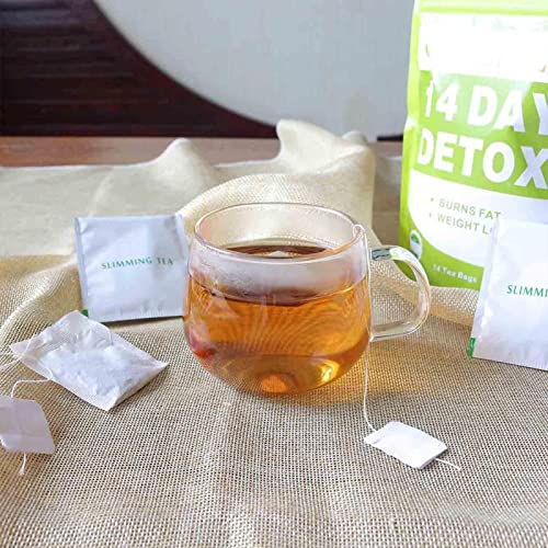 Nocapam 14-Tage-Tee zum Abnehmen, Diät-Slim-Tee zur Gewichtsreduktion und Bauchfettabbau