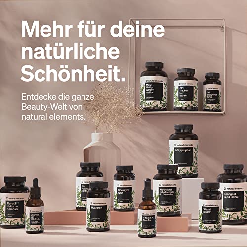 Haarvitamine - 180 Kapseln - hochdosiert (Haare, Haut, Nägel) - in Deutschland hergestellt & getestet.