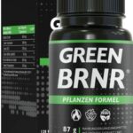 GREEN BRNR - Grüntee Extrakt hochdosiert 120 Kapseln mit extra viel EGCG + Polyphenole, Green Tea Kapseln, Grüner Kaffee Extrakt, 120 Kapseln