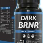DARK BRNR Nacht-Formel mit Melatonin und L-Carnitin, Stoffwechsel-Rezeptur mit Cholin und Vitamin B6, 120 Kapseln