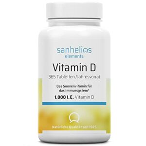 SANHELIOS Vitamin D 1.000 I.E. Tabletten 365 St